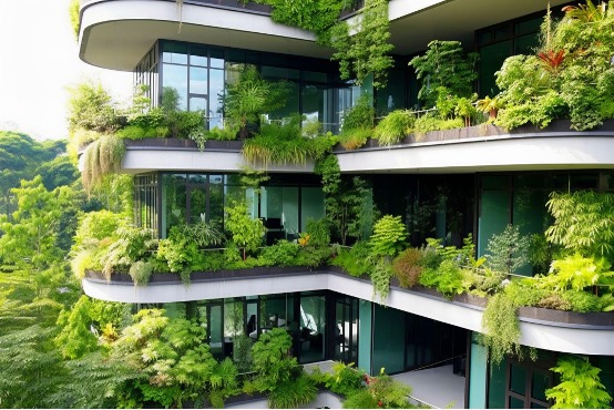 Image 1. Green Roofs and Vertical Gardens – Enhancing Urban Biodiversity